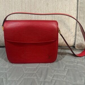 Louis Vuitton Vibrant Red Crossbody Bag 1999 production